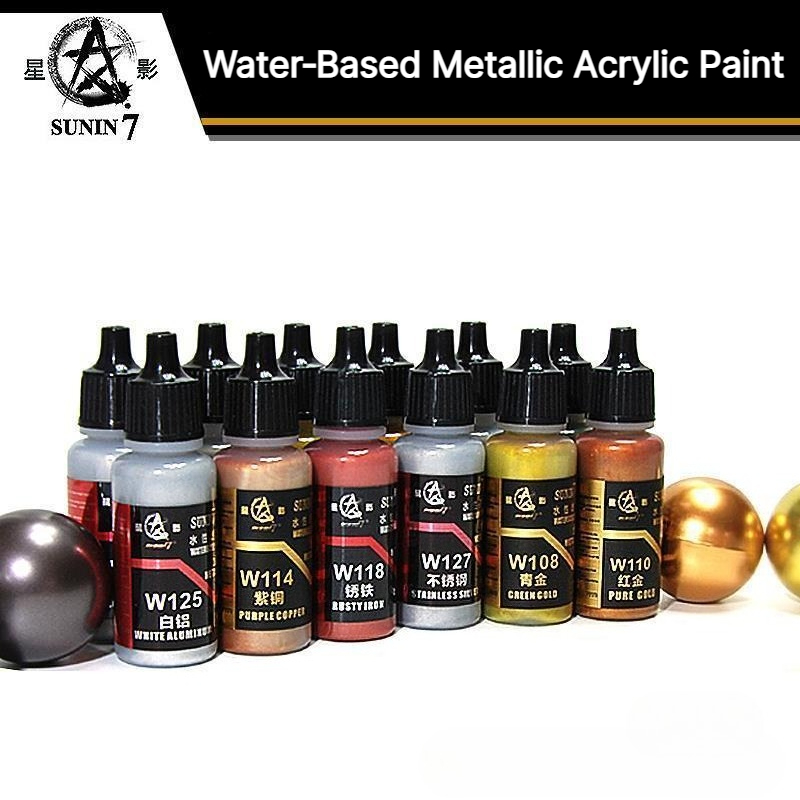 Metallic Spray Paint - SUNIN 7 W101-124 20 мл Экологичная