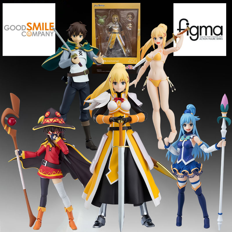 Good Smile Company Figma - Оригинальная аниме-фигурка GSC FIGMA: Даркнес, Мегумин,