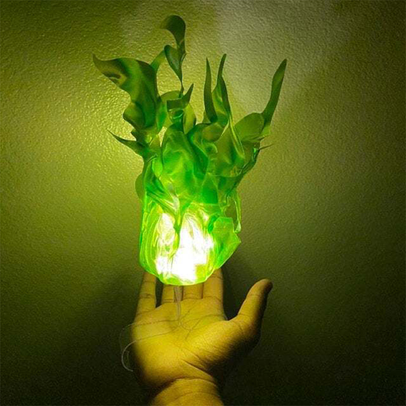 Cosplay Fireball Prop - Хэллоуинский плавающий огненный шар, реалистичный эффект