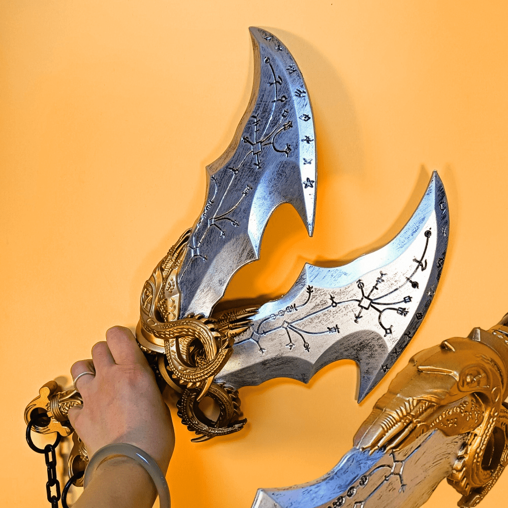 Cosplay Prop Axe - 45 см PU Кратос Катана Дамасский