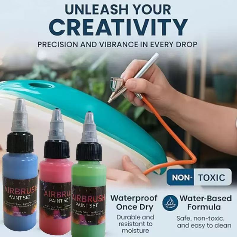 Набор пигментов для аэрографа  – обзор и цена Metallic Spray Paint