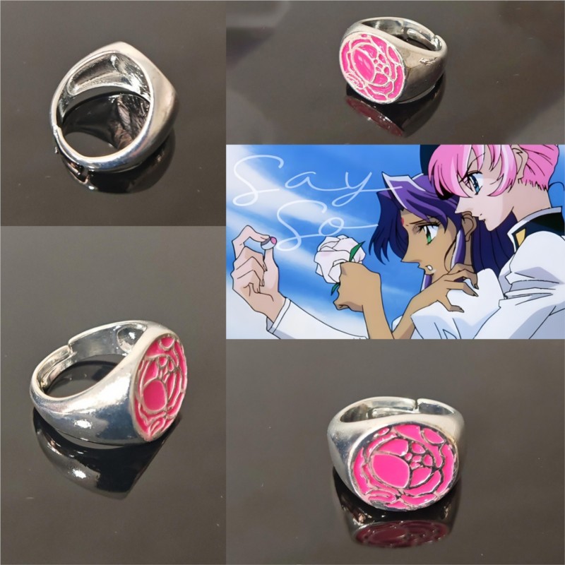 Кольцо с розой Tenjou Utena, р – обзор и цена Cosplay Floating Prop