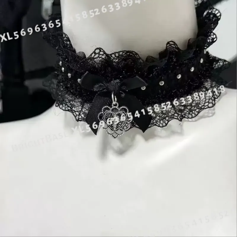 Готическое черное кружевное ко – обзор и цена Magnetic Clasp Cosplay