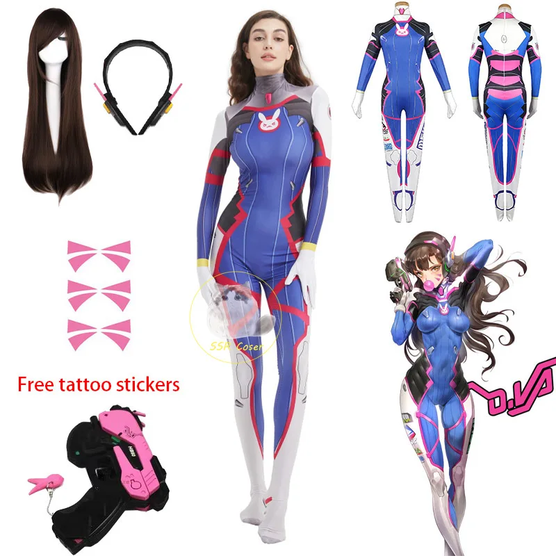 Костюм для косплея Dva, боди Z – обзор и цена Dva Cosplay Prop