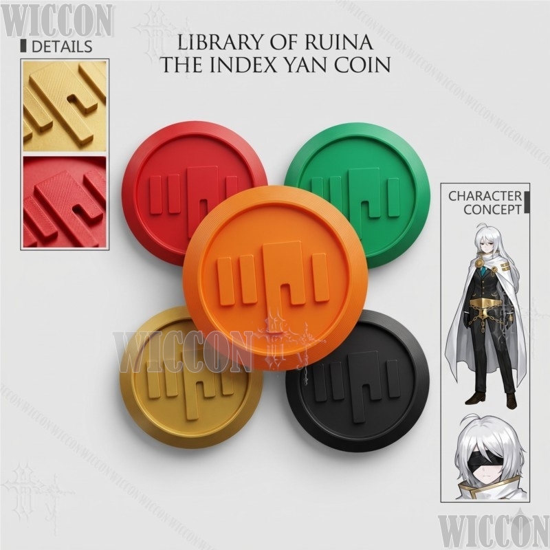 Библиотека Руина: Значок-эмбле – обзор и цена Cosplay Prop 3D Print